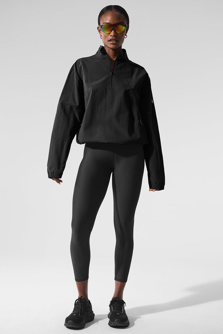 Light Weight Takeaway Track Pullover - Black