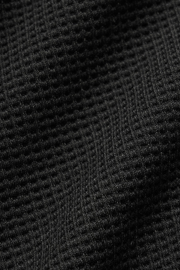 Waffle Lounge Jogger - Black