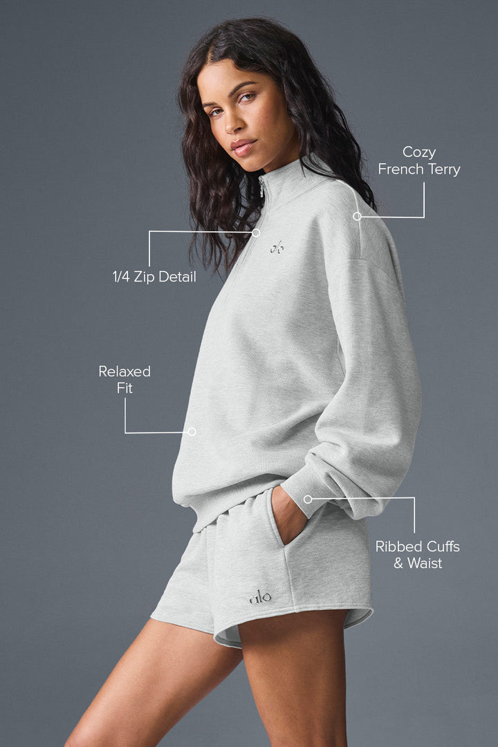 Accolade 1/4 Zip Pullover - Athletic Heather Grey