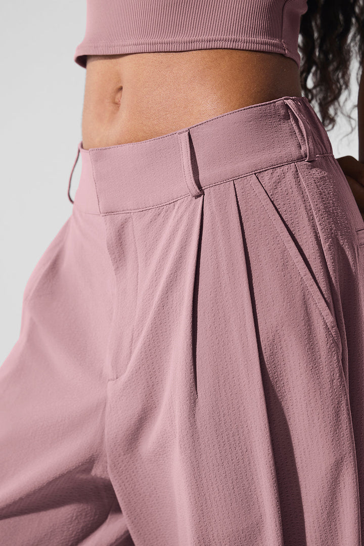 High-Waist Dreamscape Trouser (Regular) - Smoky Quartz